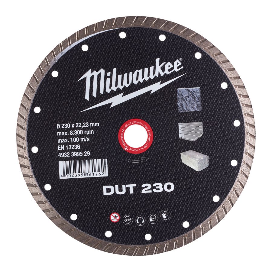 Diamanttrennscheibe DUT 230 mm Universal geschlossen - 1 Stück